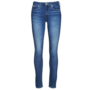 Textiel Dames Skinny Jeans Calvin Klein Jeans MID RISE SKINNY Blauw / Medium