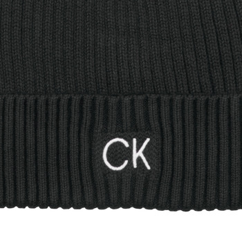 Calvin Klein Jeans CLASSIC COTTON RIB BEANIE Zwart