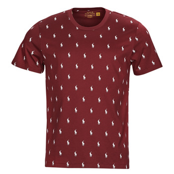 Textiel Heren T-shirts korte mouwen Polo Ralph Lauren SS CREW Bordeaux