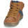 Schoenen Jongens Hoge sneakers Kickers LOWELL  camel / Blauw