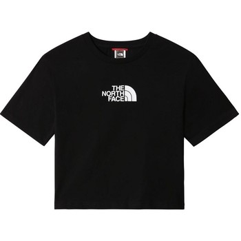 Textiel Dames T-shirts & Polo’s The North Face CROPPED Zwart