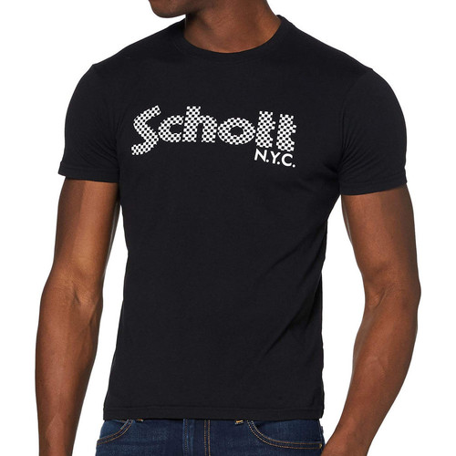 Textiel Heren T-shirts & Polo’s Schott  Zwart