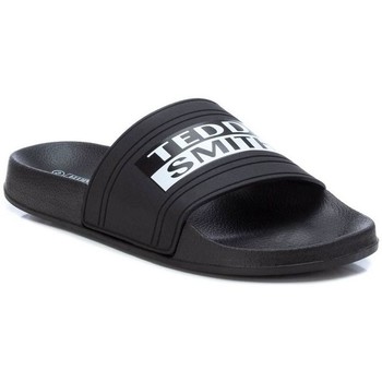 Schoenen Heren Leren slippers Teddy Smith 71457 Zwart