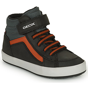 Schoenen Jongens Hoge sneakers Geox J GISLI BOY Zwart