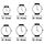 Horloges & Sieraden Dames Horloges Chronotech Horloge Dames  CT7588J-06 (Ø 45 mm) Multicolour