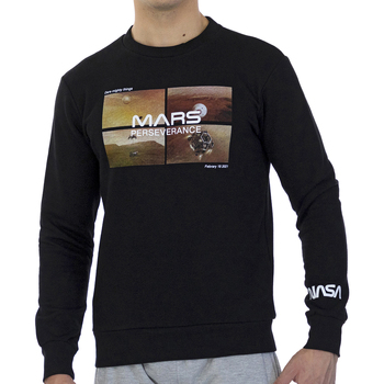 Textiel Heren Sweaters / Sweatshirts Nasa MARS09S-BLACK Zwart