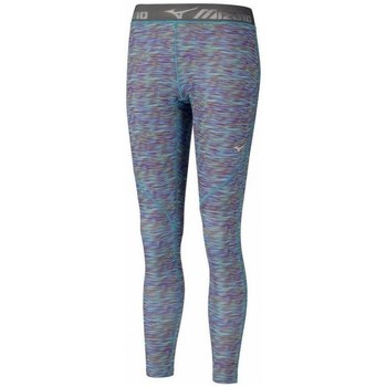 Textiel Dames Broeken / Pantalons Mizuno Impulse Printed Blauw