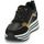 Schoenen Dames Lage sneakers Geox D KENCY B Zwart / Goud