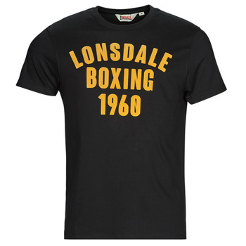 Textiel Heren T-shirts korte mouwen Lonsdale PITSLIGO Zwart