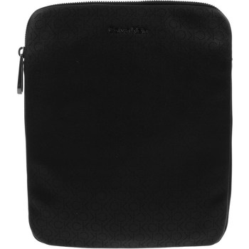 Tassen Handtassen kort hengsel Calvin Klein Jeans Perfed Flatpack Zwart