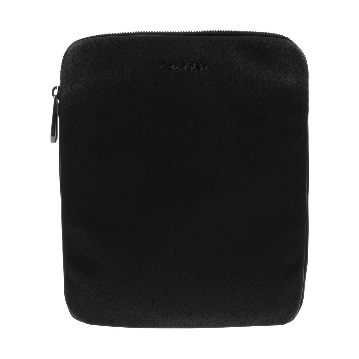 Tassen Handtassen kort hengsel Calvin Klein Jeans Perfed Flatpack Zwart