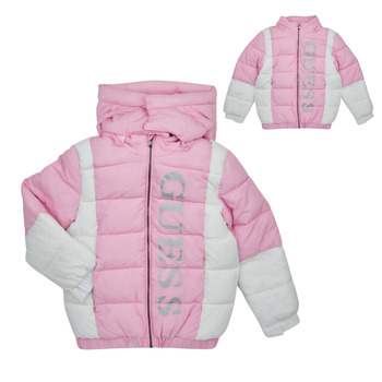 Textiel Meisjes Dons gevoerde jassen Guess H2BT01-WF090-G67D Roze