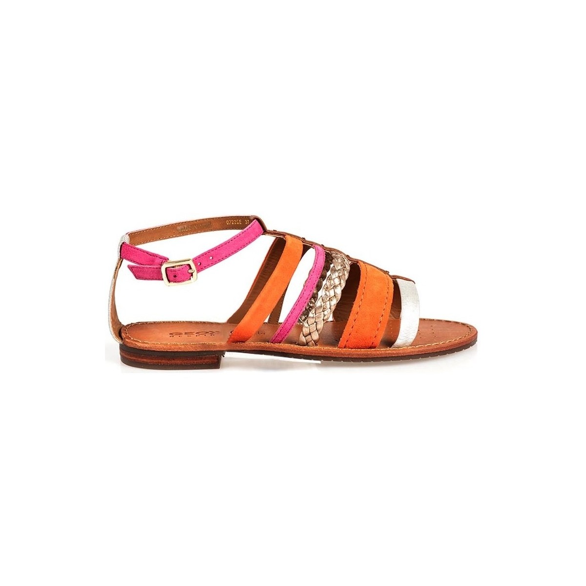 Schoenen Dames Sandalen / Open schoenen Geox D722CE 021PE | Sozy E Orange
