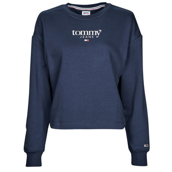 Textiel Dames Sweaters / Sweatshirts Tommy Jeans TJW RLXD ESSENTIAL LOGO 1 CREW Marine