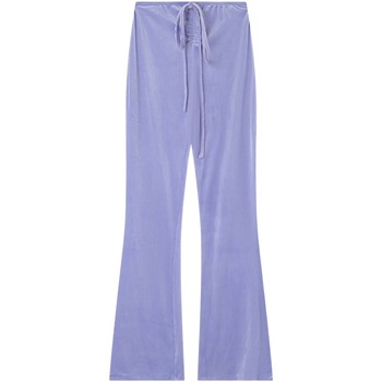 Textiel Dames Broeken / Pantalons Sixth June Pantalon femme  Cordon Details Violet