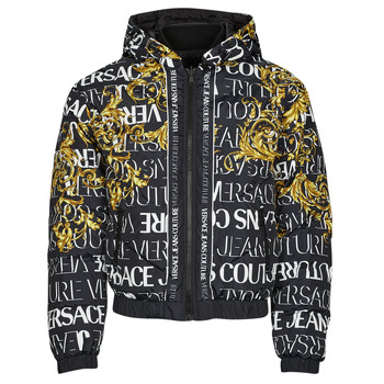 Textiel Heren Dons gevoerde jassen Versace Jeans Couture 73GAU416-G89 Zwart / Imprimé