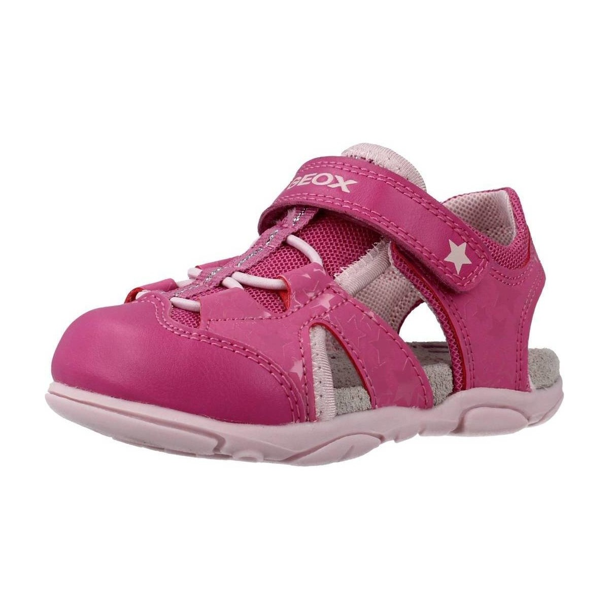 Schoenen Meisjes Sandalen / Open schoenen Geox B SANDAL AGASIM GIRL Roze