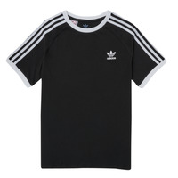 Textiel Kinderen T-shirts korte mouwen adidas Originals 3STRIPES TEE Zwart