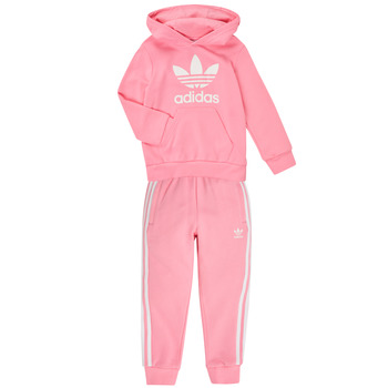 Textiel Meisjes Trainingspakken adidas Originals HOODIE SET Roze