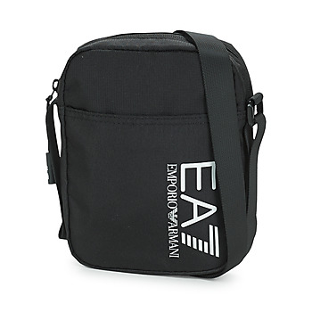 Tassen Heren Tasjes / Handtasjes Emporio Armani EA7 TRAIN CORE U POUCH BAG SMALL A Zwart / Wit
