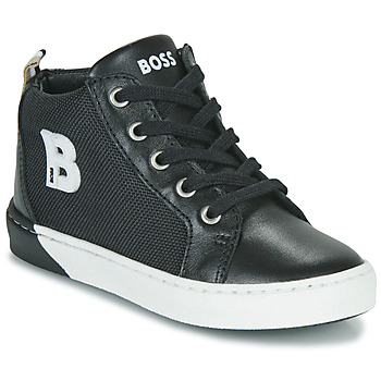Schoenen Jongens Hoge sneakers BOSS J09181 Zwart