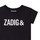 Textiel Meisjes T-shirts korte mouwen Zadig & Voltaire X15369-09B Zwart