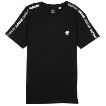 Textiel Jongens T-shirts korte mouwen Timberland T45865-09B Zwart
