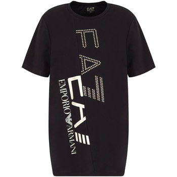 Textiel Dames T-shirts & Polo’s Ea7 Emporio Armani 3LTT20 TJBEZ Zwart