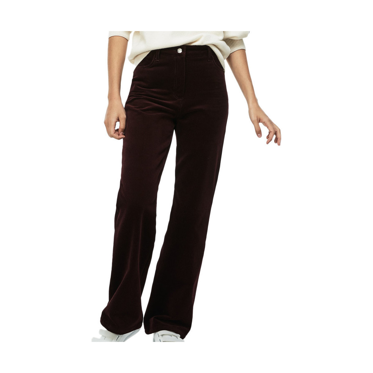 Textiel Dames Broeken / Pantalons Lacoste  Rood