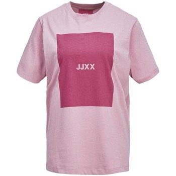 Textiel Dames T-shirts korte mouwen Jjxx  Roze