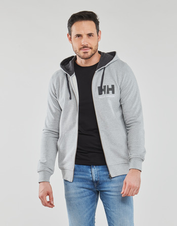 Textiel Heren Sweaters / Sweatshirts Helly Hansen HH LOGO FULL ZIP HOODIE Grijs