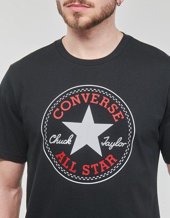 Converse GO-TO CHUCK TAYLOR CLASSIC PATCH TEE Zwart