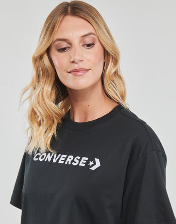 Converse WORDMARK RELAXED TEE Converse /  zwart