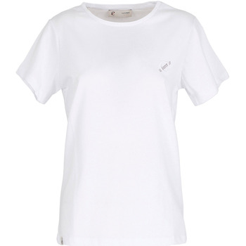 Textiel Dames T-shirts & Polo’s Café Noir JT0045 Wit