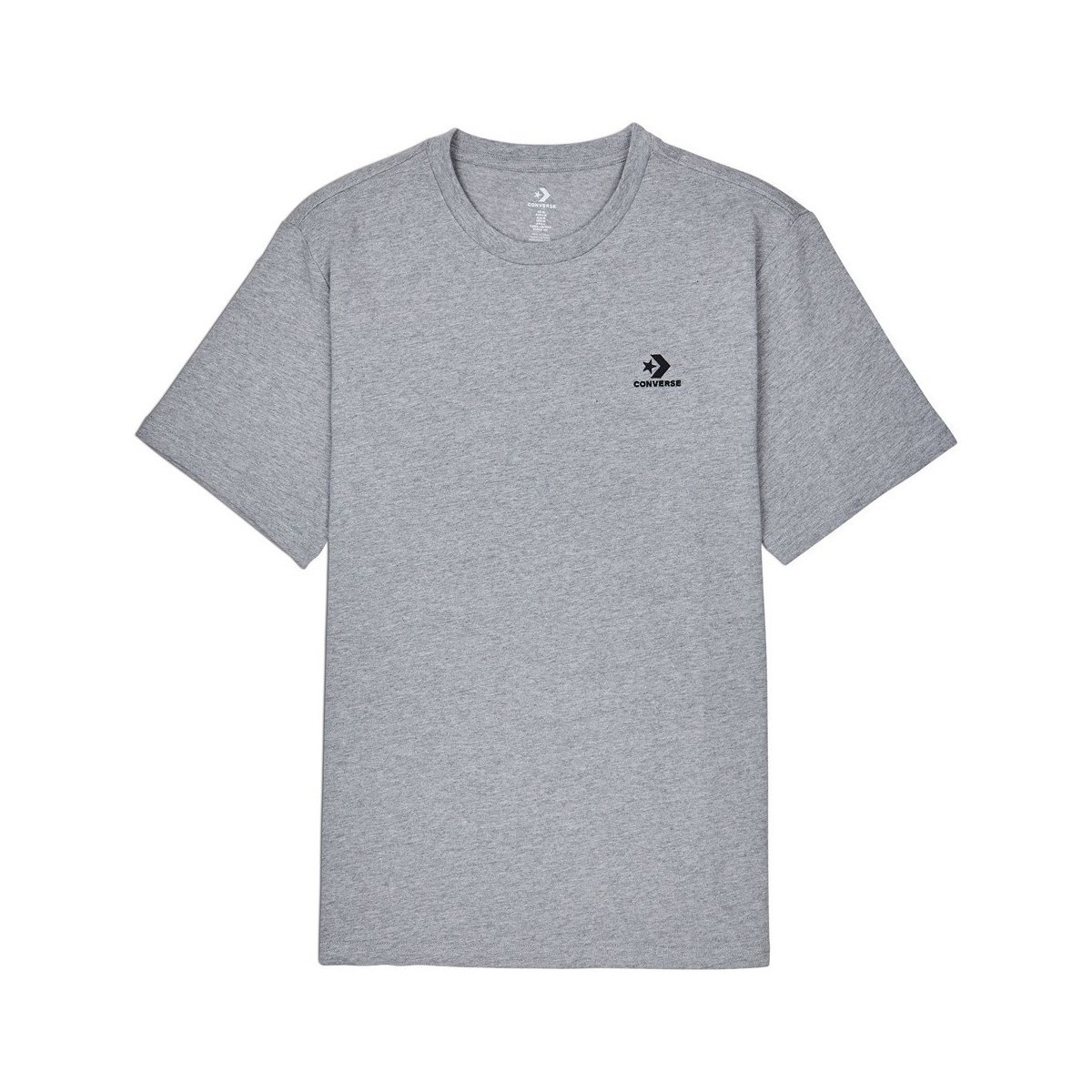 Textiel Heren T-shirts korte mouwen Converse Embroidered Star Chevron Tee Grijs