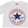 Textiel Heren T-shirts korte mouwen Converse Chuck Taylor All Star Wit