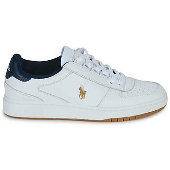 Polo Ralph Lauren POLO CRT PP-SNEAKERS-LOW TOP LACE Wit / Marine