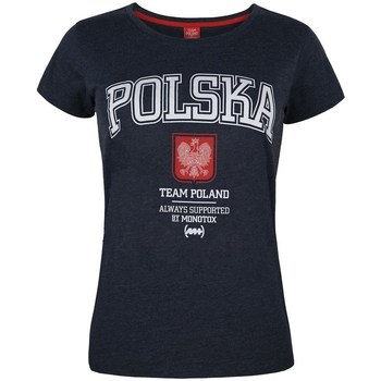 Textiel Dames T-shirts korte mouwen Monotox Polska College Zwart