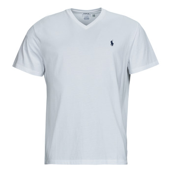 Textiel Heren T-shirts korte mouwen Polo Ralph Lauren KSC08H-SSVNCLS-SHORT SLEEVE-T-SHIRT Wit / Wit