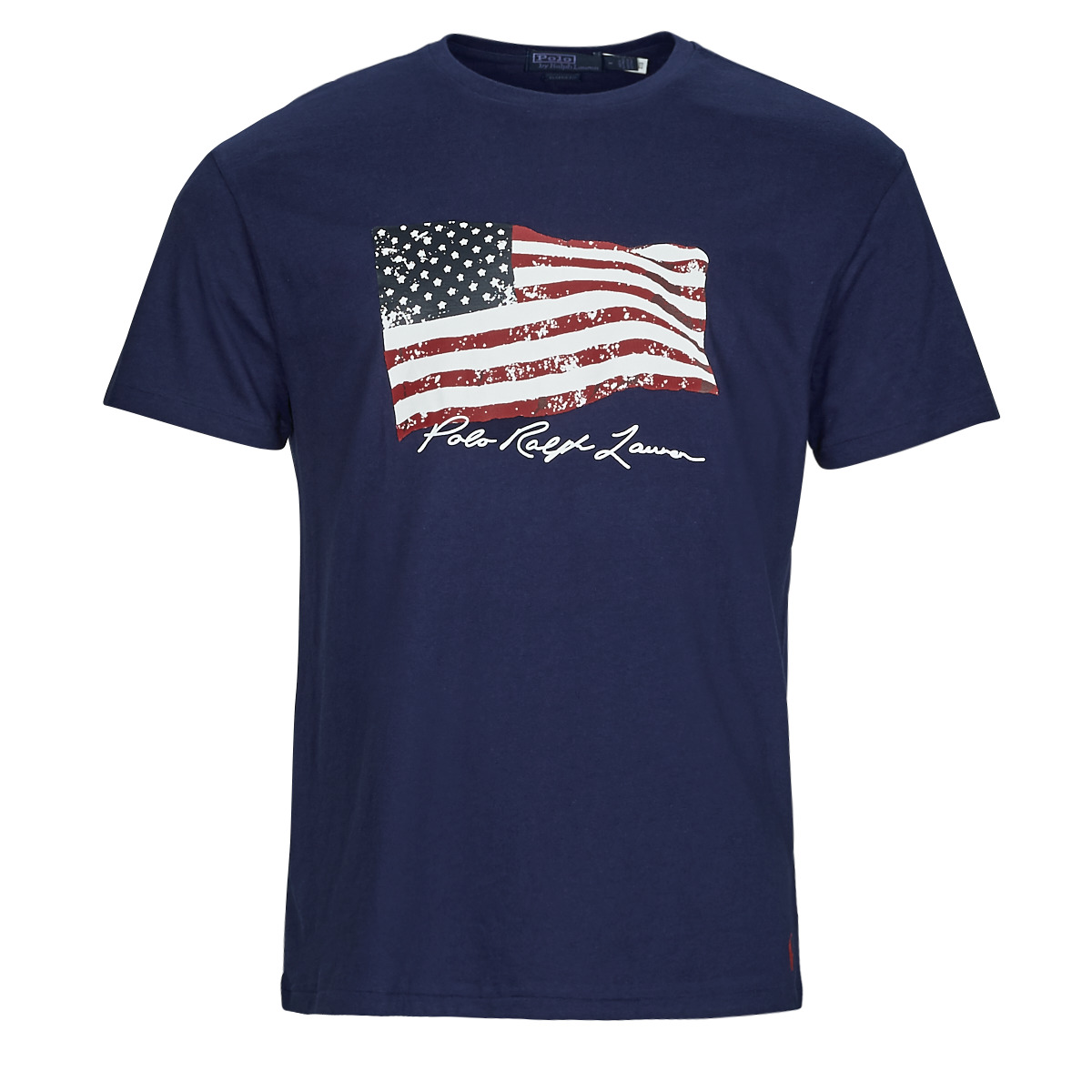 Textiel Heren T-shirts korte mouwen Polo Ralph Lauren K223SS03-SSCNCLSM1-SHORT SLEEVE-T-SHIRT Marine / Newport / Navy