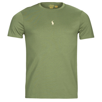 Textiel Heren T-shirts korte mouwen Polo Ralph Lauren G224SC16-SSCNCMSLM1-SHORT SLEEVE-T-SHIRT Kaki / Leger / Olijf / Kaki