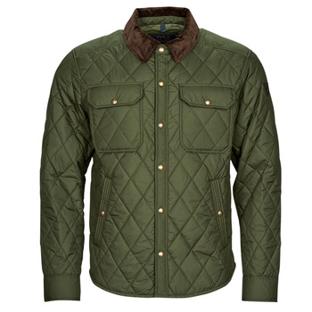 Textiel Heren Wind jackets Polo Ralph Lauren O224SC19-BRENTFORD JK-INSULATED-SHIRT JACKET Kaki / Company / Olijf