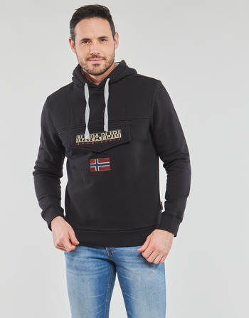 Textiel Heren Sweaters / Sweatshirts Napapijri BURGEE Zwart