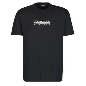 Textiel Heren T-shirts korte mouwen Napapijri S BOX SS Zwart