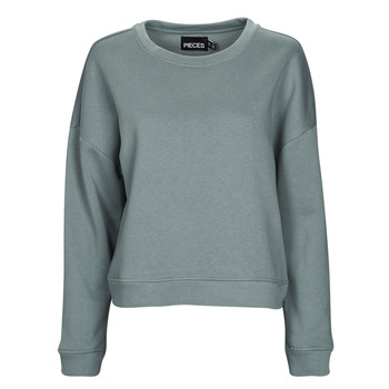 Textiel Dames Sweaters / Sweatshirts Pieces PCCHILLI LS SWEAT Groen