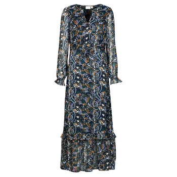 Textiel Dames Lange jurken Vila VIKELLY V-NECK L/S ANCLE Multicolour