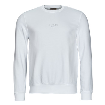 Textiel Heren Sweaters / Sweatshirts Guess FEBO CN FLEECE Wit