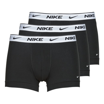 Ondergoed Heren Boxershorts Nike EDAY COTTON STRETCH X3 Zwart / Zwart / Zwart