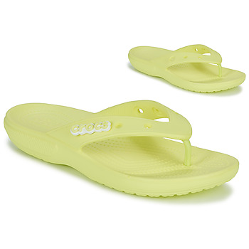 Schoenen Dames Slippers Crocs CLASSIC CROCS FLIP Geel