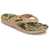 Schoenen Heren Slippers Crocs CLASSICCROCSPRINTEDCAMOFLIP Beige / Camouflage